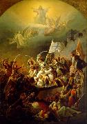 Theodoros Vryzakis The sortie of Messologhi oil painting